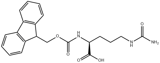 Fmoc-L-瓜氨酸 结构式