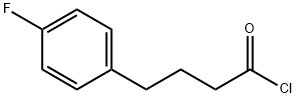 Benzenepropanoyl chloride, 4-fluoro- 结构式