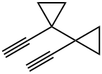 1,1-Bicyclopropyl, 1,1-diethynyl- (9CI) 结构式