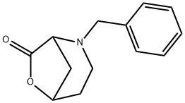 2-苄基-6-氧杂-2-氮杂双环[3.2.1]辛烷-7-酮 结构式