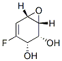 7-Oxabicyclo[4.1.0]hept-4-ene-2,3-diol,4-fluoro-,[1R-(1alpha,2beta,3beta,6alpha)]-(9CI) 结构式