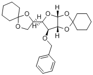 3-O-苄基 - 1,2:5,6-二-O-亚环己基Α-D呋喃葡萄糖 结构式