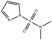 1-(二甲基氨基磺酰基)吡唑 结构式