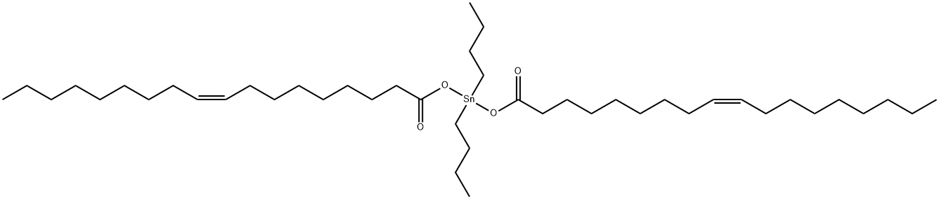 (Z,Z)二-9-十八碳烯酸二丁基锡 结构式
