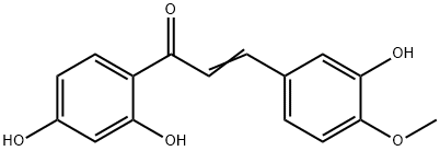 3,2',4'-三羟基-4-甲氧基查耳酮 结构式