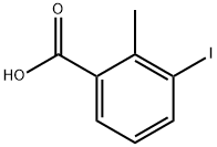 3-碘-2-甲基苯甲酸 结构式