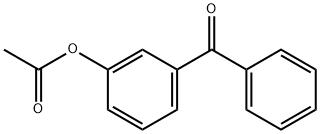 3-ACETOXYBENZOPHENONE 结构式