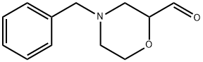 4-苄基吗啉-2-甲醛 结构式