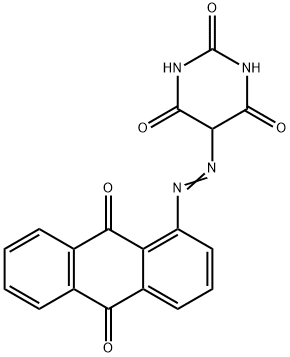 5-(anthraquinon-1-ylazo)barbituric acid  结构式