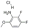 2,3-Difluoro-6-Methoxy-phenylaMine Hydrochloride 结构式