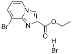 8-溴咪唑并[1,2-A]吡啶-2-羧酸乙酯氢溴酸盐 结构式