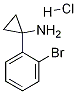 CyclopropanaMine, 1-(2-broMophenyl)-, hydrochloride 结构式