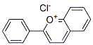 2-phenyl-1-benzopyrylium chloride  结构式