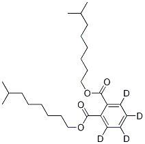 邻苯二甲酸二异壬酯-D4氘代 结构式