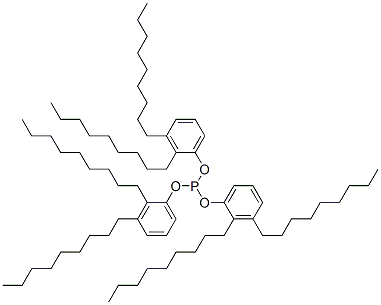 tris(dinonylphenyl) phosphite 结构式