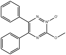 3-Methoxy-5,6-diphenyl-1,2,4-triazine 2-oxide 结构式