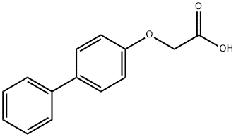 (BIPHENYL-4-YLOXY)-ACETIC 结构式