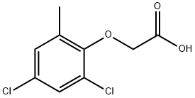 (2,4-二氯-6-甲基苯氧基)乙酸 结构式