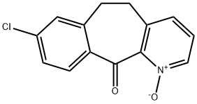 8-氯-5,6-二氢-11H-苯并[5,6]环庚并[1,2-B]吡啶-11-酮 1-氧化物 结构式