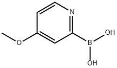 (4-甲氧基吡啶-2-基)硼酸 结构式