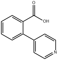 2-吡啶-4-烯苯甲酸 结构式