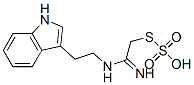 Thiosulfuric acid hydrogen S-[2-imino-2-[[2-(1H-indol-3-yl)ethyl]amino]ethyl] ester 结构式