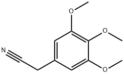 3,4,5-三甲氧基苯乙腈 结构式