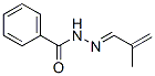 Benzoic  acid,  (2-methyl-2-propenylidene)hydrazide  (9CI) 结构式