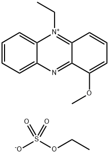 N-ETHYLMETHOXYPHENAZINE ETHOSULFATE 结构式