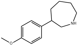 3-(4-METHOXYPHENYL)AZEPANE 结构式