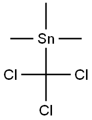 Trimethyl(trichloromethyl)stannane 结构式