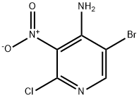 2-溴-5-氯-3-硝基吡啶-4-胺 结构式