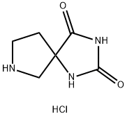 1,3,7-三氮杂螺[4.4]壬烷-2,4-二酮盐酸盐 结构式