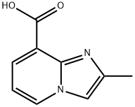 2-甲基-8-咪唑并[1,2-A]吡啶羧酸 结构式