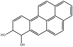 benzo(a)pyrene 7,8-dihydrodiol 结构式