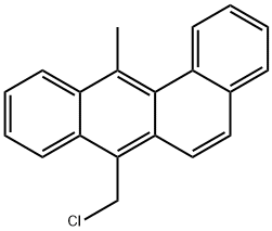 7-chloromethyl-12-methylbenz(a)anthracene 结构式