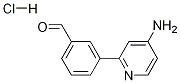 3-(4-aminopyridin-2-yl)benzaldehyde HCl 结构式