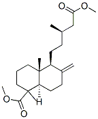 (13R)-Labd-8(17)-ene-15,18-dioic acid dimethyl ester 结构式