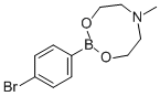 4-溴苯硼酸N-甲基二乙醇胺酯 结构式
