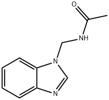 Acetamide, N-(1H-benzimidazol-1-ylmethyl)- (9CI) 结构式