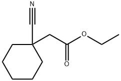 ETHYL (1-CYANOCYCLOHEXYL)ACETATE 结构式