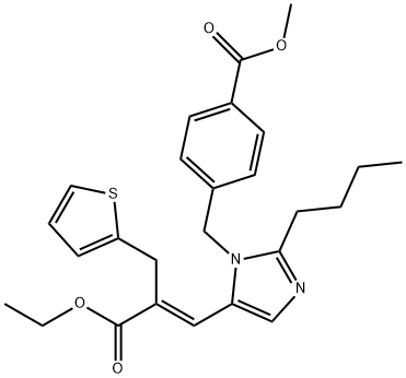 依普罗沙坦乙酯 结构式