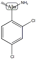 (S)-2,4-二氯-A-甲基-苯甲胺盐酸盐 结构式