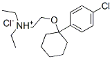 2-[[1-(4-chlorophenyl)cyclohexyl]oxy]ethyl(diethyl)ammonium chloride  结构式