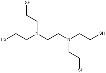 tetrakis(2-mercaptoethyl)ethylenediamine 结构式