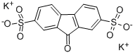 9-芴酮-2,7-二硫酸二钾盐 结构式