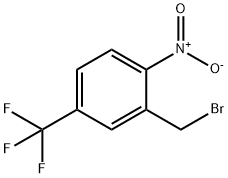 2-溴甲基-1-硝基-4-三氟甲基苯 结构式