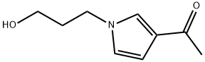 Ethanone, 1-[1-(3-hydroxypropyl)-1H-pyrrol-3-yl]- (9CI) 结构式