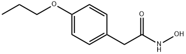 2-(p-Propoxyphenyl)acetohydroxamic acid 结构式