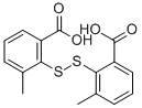 2,2'-二硫双(3-甲基苯甲酸) 结构式